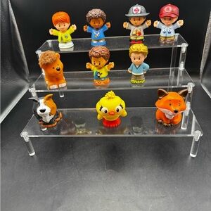 Little People Fisher Price Lot Of 10 People & Animals German Shepard, Fox, Ducky